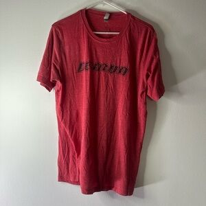 Next Level Apparel Red & Black Mens Dodge Demon Challenger Size Large Tee Shirt